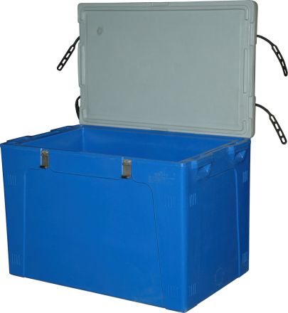 Контейнер 1050х640х750 мм с крышкой Контейнер 1050х640х750 мм с крышкой