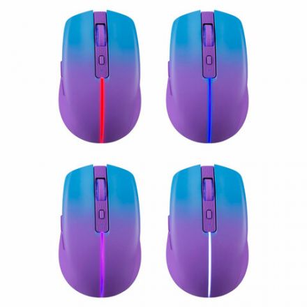 Мышь беспроводная бесшумная DEFENDER Mystery MM-301 LED, 5 кнопок + колесо-кнопка, фиолетовая, 52301 Мышь беспроводная бесшумная DEFENDER Mystery MM-301 LED, 5 кнопок + колесо-кнопка, фиолетовая, 52301