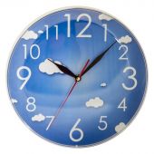 Часы настенные Небо, 25 см., голуб., пластик Apeyron PL 1712 036