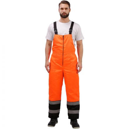 Костюм рабочий зимний муж. зд01-КПК оранж./черн. (р.44-46) 182-188 Костюм рабочий зимний муж. зд01-КПК оранж./черн. (р.44-46) 182-188