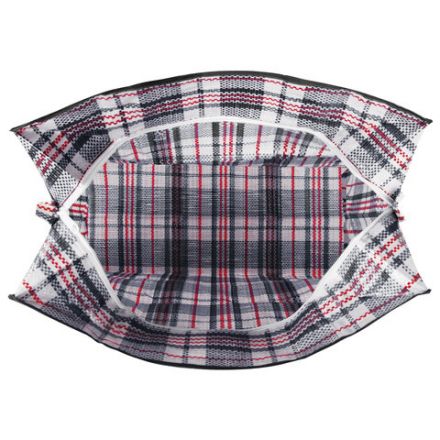 Сумка-баул хозяйственная, полипропилен, 50х45х25 см, 56 литров, черно-красная,130 г/м2, ЛЮБАША, 604698 Сумка-баул хозяйственная, полипропилен, 50х45х25 см, 56 литров, черно-красная,130 г/м2, ЛЮБАША, 604698