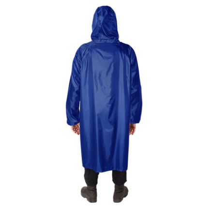 Дождевик-плащ синий на молнии многоразовый с ПВХ-покрытием, размер 60-62 (XXXL), рост 170-176, ГРАНДМАСТЕР, 610868 Дождевик-плащ синий на молнии многоразовый с ПВХ-покрытием, размер 60-62 (XXXL), рост 170-176, ГРАНДМАСТЕР, 610868