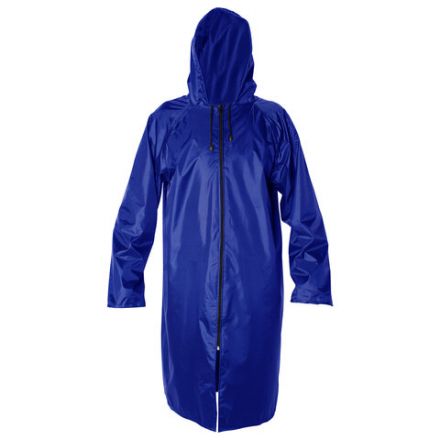 Дождевик-плащ синий на молнии многоразовый с ПВХ-покрытием, размер 60-62 (XXXL), рост 170-176, ГРАНДМАСТЕР, 610868 Дождевик-плащ синий на молнии многоразовый с ПВХ-покрытием, размер 60-62 (XXXL), рост 170-176, ГРАНДМАСТЕР, 610868