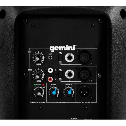 Акустическая система Gemini AS-2108P 2-х полосная, активная, 30 Вт