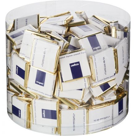 Шоколад порционный горький Lavazza 5 г (250 штук в упаковке)