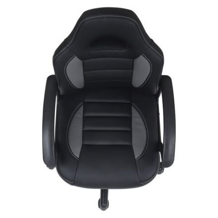 Кресло компьютерное BRABIX "Fighter GM-008", экокожа, черное/серое, 532507 Кресло компьютерное BRABIX "Fighter GM-008", экокожа, черное/серое, 532507