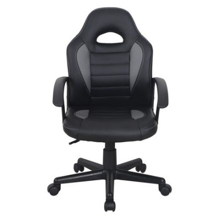 Кресло компьютерное BRABIX "Fighter GM-008", экокожа, черное/серое, 532507 Кресло компьютерное BRABIX "Fighter GM-008", экокожа, черное/серое, 532507