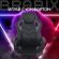 Кресло компьютерное BRABIX "Fighter GM-008", экокожа, черное/серое, 532507