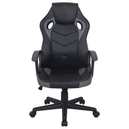 Кресло компьютерное BRABIX "Fighter GM-008", экокожа, черное/серое, 532507 Кресло компьютерное BRABIX "Fighter GM-008", экокожа, черное/серое, 532507