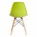 Стул Tetchair CINDY (EAMES) (mod. 1801) дерево бук/металл/сиденье пластик, 45x51x82 см, Olive (оливковый)