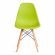 Стул Tetchair CINDY (EAMES) (mod. 1801) дерево бук/металл/сиденье пластик, 45x51x82 см, Olive (оливковый)