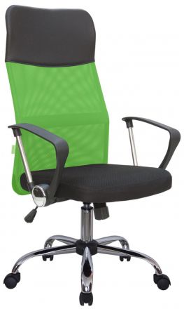 Кресло Smart RCH 8074 Чёрная ткань/Зелёная сетка