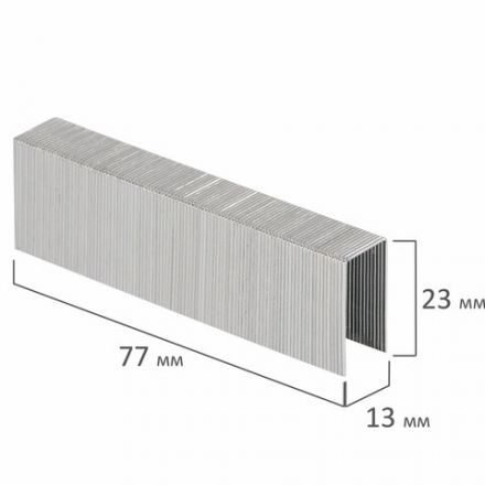 Скобы для степлера №23/24, 1000 штук, СВЕРХПРОЧНЫЕ, от 110 до 200 листов, BRAUBERG, 221165 Скобы для степлера №23/24, 1000 штук, СВЕРХПРОЧНЫЕ, от 110 до 200 листов, BRAUBERG, 221165