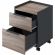 Тумба мобильная Комус Мебель К-Loft 241T003 434×400×555 сонома темн/графит