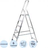 Стремянка алюминиевая 6 ступеней TARKO 04106e Стремянка алюминиевая 6 ступеней TARKO 04106e