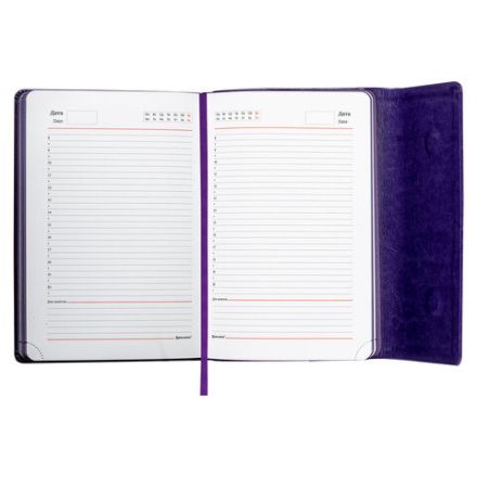 Ежедневник с магнитным клапаном недатированный, под кожу, А5, фиолетовый, BRAUBERG "Magnetic X", 113282 Ежедневник с магнитным клапаном недатированный, под кожу, А5, фиолетовый, BRAUBERG "Magnetic X", 113282