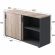 Шкаф-купе Комус Мебель К-Loft 241H041 1370х420х752 дуб сонома темн/графит