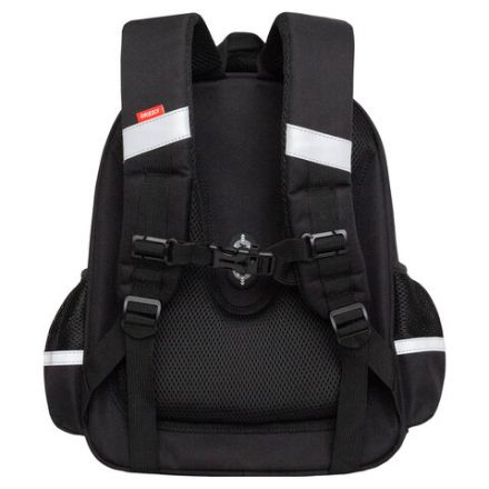 Ранец GRIZZLY анатомическая спинка, c бейджем, для мальчиков, "BLACK CAR", 36х28х20 см, RAz-587-7/1 Ранец GRIZZLY анатомическая спинка, c бейджем, для мальчиков, "BLACK CAR", 36х28х20 см, RAz-587-7/1