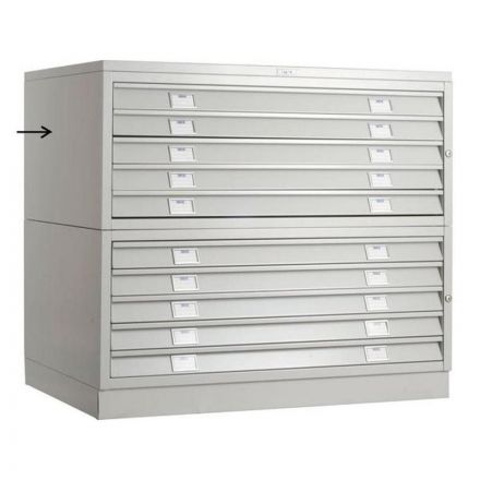 Картотека Практик A1-05/1 для документов формата А1 верхняя секция (5 ящиков)