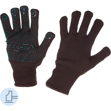 Перчатки защитные трикотаж Manipula МЕХАНИК БЛЭК хлопок/нейлон (TNG-30) р10 Перчатки защитные трикотаж Manipula МЕХАНИК БЛЭК хлопок/нейлон (TNG-30) р10