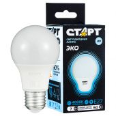 Лампа светодиодная Старт LED, серия "WS" 7W40, тип А "груша", E27, 4000К, нейтральный свет, 25000ч Лампа светодиодная Старт LED, серия "WS" 7W40, тип А "груша", E27, 4000К, нейтральный свет, 25000ч