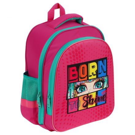 Ранец ArtSpace School Friend Light "Born to Shine" 35*29*12см, 2 отделения, 2 кармана, анатомическая спинка Ранец ArtSpace School Friend Light "Born to Shine" 35*29*12см, 2 отделения, 2 кармана, анатомическая спинка