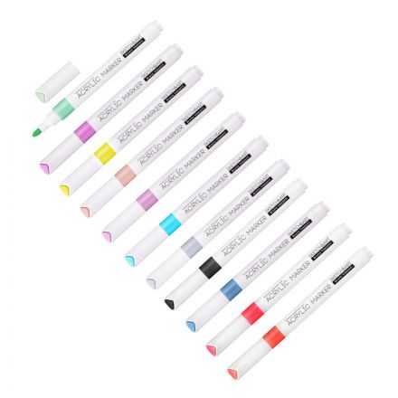 Набор акриловых маркеров Sketch&Art 12 цв. 22-0126 Набор акриловых маркеров Sketch&Art 12 цв. 22-0126