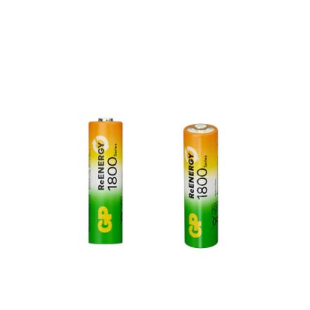 Батарейки аккумуляторные GP ReEnergy Ni-Mh пальчиковые КОМПЛЕКТ 2 шт., AA (HR6), 1800 mAh, 180AAHCRGY, 180AAHCRGY-2CRC Батарейки аккумуляторные GP ReEnergy Ni-Mh пальчиковые КОМПЛЕКТ 2 шт., AA (HR6), 1800 mAh, 180AAHCRGY, 180AAHCRGY-2CRC