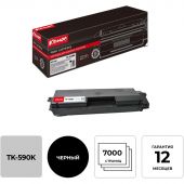 Картридж лазерный Комус TK-590K чер. для KyoceraFS-C2026MFP/C2626M