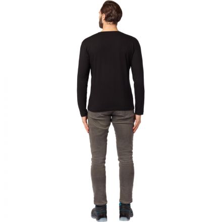 Футболка (160 г.) с длинным рукавом чрн.(M)