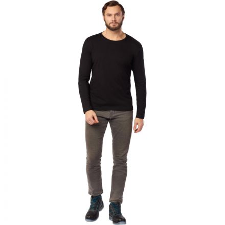 Футболка (160 г.) с длинным рукавом чрн.(M)