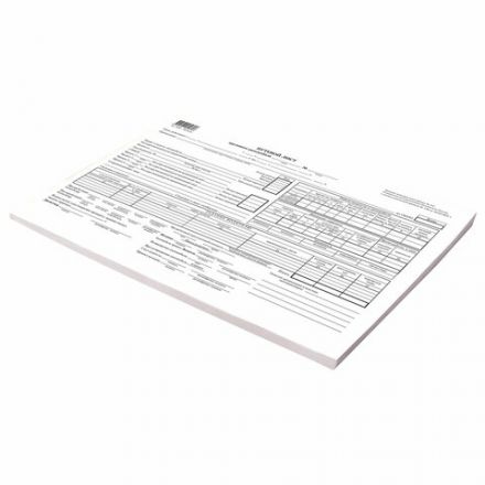 Бланк бухгалтерский типографский "Путевой лист грузового автомобиля без талона", (200х272 мм), СКЛЕЙКА 100 шт., 130007 Бланк бухгалтерский типографский "Путевой лист грузового автомобиля без талона", (200х272 мм), СКЛЕЙКА 100 шт., 130007