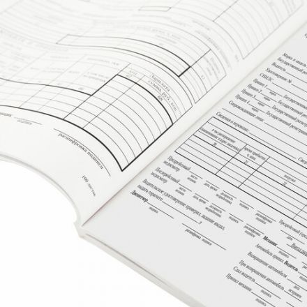 Бланк бухгалтерский типографский "Путевой лист грузового автомобиля без талона", (200х272 мм), СКЛЕЙКА 100 шт., 130007