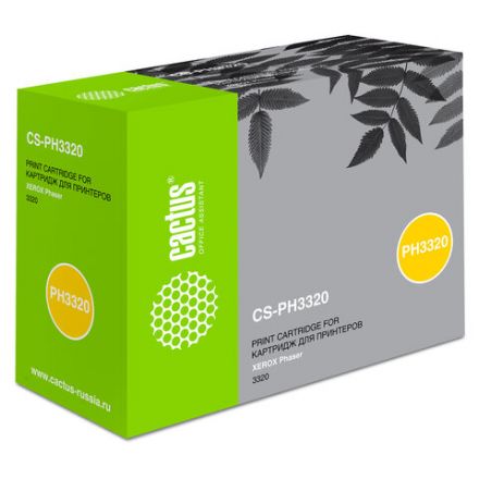 Картридж лазерный CACTUS (CS-PH3320) для XEROX Phaser 3320, ресурс 5000 стр. Картридж лазерный CACTUS (CS-PH3320) для XEROX Phaser 3320, ресурс 5000 стр.