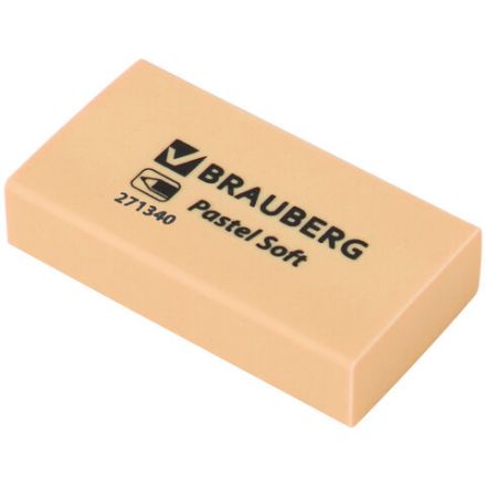 Ластики BRAUBERG PASTEL SOFT НАБОР 6 шт., размер ластика 45х25х10 мм, экологичный ПВХ, 271340 Ластики BRAUBERG PASTEL SOFT НАБОР 6 шт., размер ластика 45х25х10 мм, экологичный ПВХ, 271340