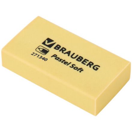 Ластики BRAUBERG PASTEL SOFT НАБОР 6 шт., размер ластика 45х25х10 мм, экологичный ПВХ, 271340 Ластики BRAUBERG PASTEL SOFT НАБОР 6 шт., размер ластика 45х25х10 мм, экологичный ПВХ, 271340