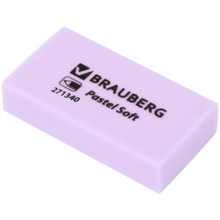 Ластики BRAUBERG PASTEL SOFT НАБОР 6 шт., размер ластика 45х25х10 мм, экологичный ПВХ, 271340 Ластики BRAUBERG PASTEL SOFT НАБОР 6 шт., размер ластика 45х25х10 мм, экологичный ПВХ, 271340