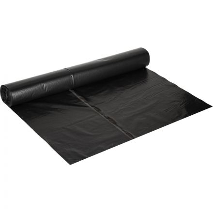 Мешки для мусора ПВД 120л 30мкм 10шт/рул черные 70х110см Luscan