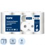 Бумага туалетная Tork T4 3сл бел перф Премиум целлюл 15м94л 8 рул/уп 243100