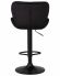 Стул барный DOBRIN BARNY BLACK, черный велюр (MJ9-101)