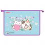 Папка для тетрадей ПИФАГОР А4, 1 отделение, картон/пластик, на молнии, "Cat friends", 272127 Папка для тетрадей ПИФАГОР А4, 1 отделение, картон/пластик, на молнии, "Cat friends", 272127