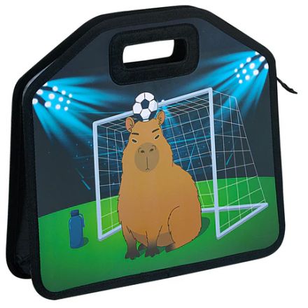 Папка-сумка ЮНЛАНДИЯ, 1 отделение, фетровые ручки, 34х30х11 см, Capyball, 272207 Папка-сумка ЮНЛАНДИЯ, 1 отделение, фетровые ручки, 34х30х11 см, Capyball, 272207
