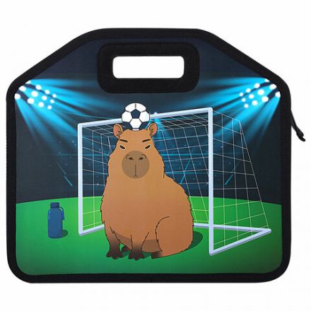 Папка-сумка ЮНЛАНДИЯ, 1 отделение, фетровые ручки, 34х30х11 см, Capyball, 272207 Папка-сумка ЮНЛАНДИЯ, 1 отделение, фетровые ручки, 34х30х11 см, Capyball, 272207