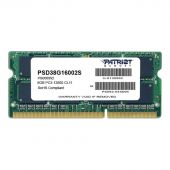 Модуль памяти Patriot SL DDR3 8GB 1600MHz SODIMM (PSD38G16002S)