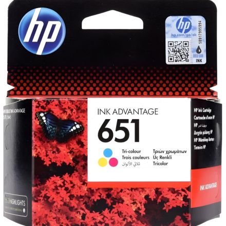 Картридж струйный HP 651 C2P11AE оригинальный цветной Картридж струйный HP 651 C2P11AE оригинальный цветной