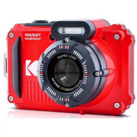 Фотоаппарат Kodak WPZ2 Red, 4-х кратный опт зум, 16Мп, противоуд / водонепр Фотоаппарат Kodak WPZ2 Red, 4-х кратный опт зум, 16Мп, противоуд / водонепр