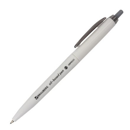 Ручка шариковая масляная автоматическая BRAUBERG "Sky White", СИНЯЯ, клип ассорти, узел 0,7 мм, линия письма 0,35 мм, 142950 Ручка шариковая масляная автоматическая BRAUBERG "Sky White", СИНЯЯ, клип ассорти, узел 0,7 мм, линия письма 0,35 мм, 142950