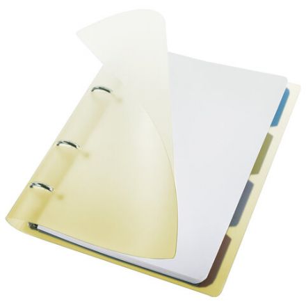 Тетрадь на кольцах А5 175х220 мм, 120 л., пластик, с разделителями, BRAUBERG, Желтый, 404628 Тетрадь на кольцах А5 175х220 мм, 120 л., пластик, с разделителями, BRAUBERG, Желтый, 404628