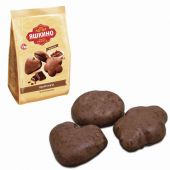 Пряники ЯШКИНО "Шоколадные", в сахарной и шоколадной глазури, 350 г, ЯП901