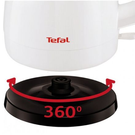 Чайник TEFAL KO150130, 1,5 л, 2400 Вт, закрытый нагревательный элемент, пластик, белый, 7211002180 Чайник TEFAL KO150130, 1,5 л, 2400 Вт, закрытый нагревательный элемент, пластик, белый, 7211002180